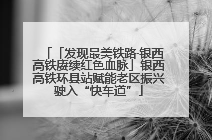 「发现最美铁路·银西高铁赓续红色血脉」银西高铁环县站赋能老区振兴驶入“快车道”