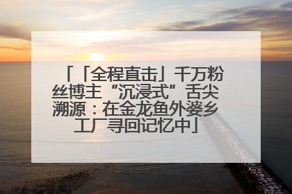 「全程直击」千万粉丝博主“沉浸式”舌尖溯源：在金龙鱼外婆乡工厂寻回记忆中