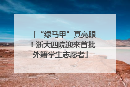 “绿马甲”真亮眼！浙大四院迎来首批外籍学生志愿者