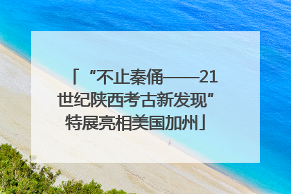 “不止秦俑——21世纪陕西考古新发现”特展亮相美国加州