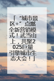 “城市景区+”点燃全新营销模式！武当山上，共聚2025巨量引擎城市生态大会！
