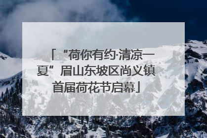 “荷你有约·清凉一夏”眉山东坡区尚义镇首届荷花节启幕