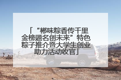 “郴味粽香传千里 金榜题名创未来”特色粽子推介暨大学生创业助力活动收官