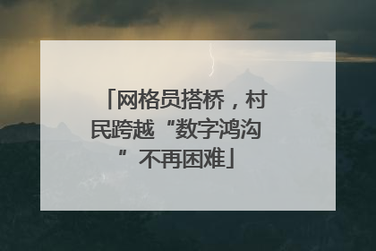 网格员搭桥，村民跨越“数字鸿沟”不再困难