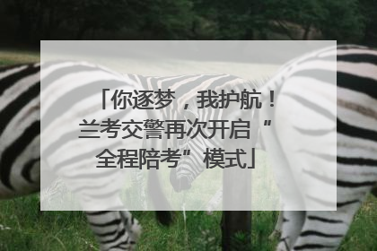 你逐梦，我护航！兰考交警再次开启“全程陪考”模式