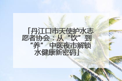 丹江口市天使护水志愿者协会：从“饮”到“养” 中医夜市解锁水健康新密码