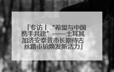 专访丨“希望与中国携手共建”——土耳其加济安泰普市长期待古丝路重镇焕发新活力
