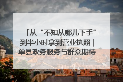 从“不知从哪儿下手”到半小时拿到营业执照｜单县政务服务与群众期待的“双向奔赴”