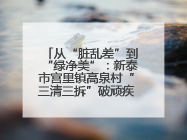从“脏乱差”到“绿净美”：新泰市宫里镇高泉村“三清三拆”破顽疾，无人机“天眼”护新颜