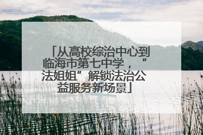 从高校综治中心到临海市第七中学，“法姐姐”解锁法治公益服务新场景