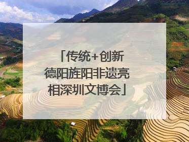 传统+创新 德阳旌阳非遗亮相深圳文博会