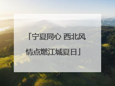 宁夏同心 西北风情点燃江城夏日