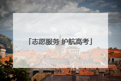 志愿服务 护航高考
