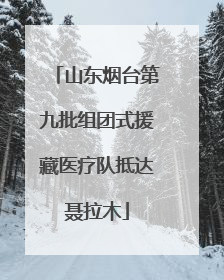 山东烟台第九批组团式援藏医疗队抵达聂拉木