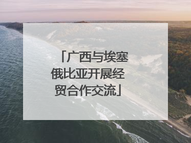 广西与埃塞俄比亚开展经贸合作交流