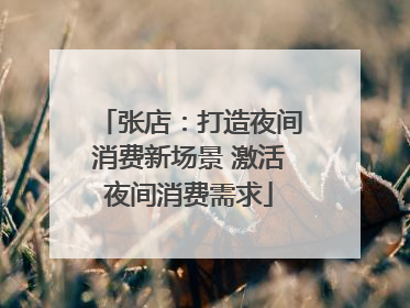 张店：打造夜间消费新场景 激活夜间消费需求