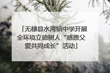 无棣县水湾镇中学开展全环境立德树人“感恩父爱共同成长”活动