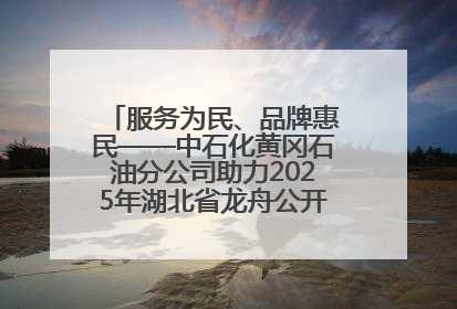 服务为民、品牌惠民——中石化黄冈石油分公司助力2025年湖北省龙舟公开赛（黄冈站）