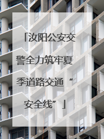 汝阳公安交警全力筑牢夏季道路交通“安全线”