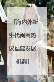 海内外新生代闽商热议福建发展机遇