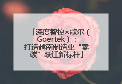 深度智控×歌尔（Goertek）：打造越南制造业“零碳”跃迁新标杆