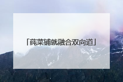 莼菜铺就融合双向道