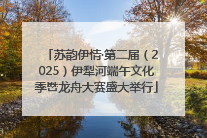 苏韵伊情·第二届（2025）伊犁河端午文化季暨龙舟大赛盛大举行