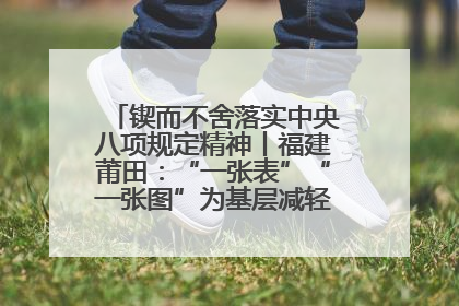 锲而不舍落实中央八项规定精神丨福建莆田：“一张表”“一张图”为基层减轻“数字负担”
