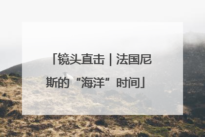 镜头直击｜法国尼斯的“海洋”时间