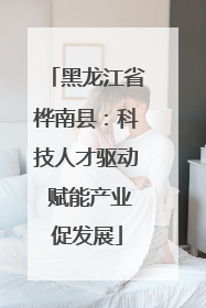 黑龙江省桦南县：科技人才驱动 赋能产业促发展