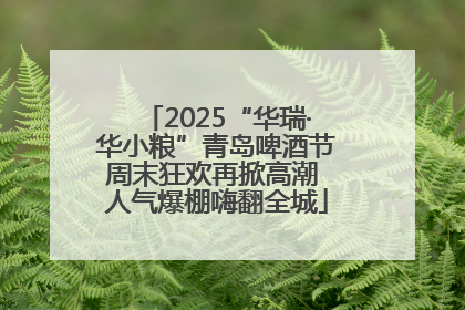 2025“华瑞·华小粮”青岛啤酒节周末狂欢再掀高潮 人气爆棚嗨翻全城