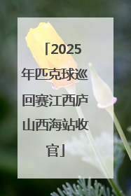 2025年匹克球巡回赛江西庐山西海站收官